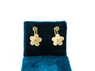 pendientes plata 925mm con piedra con circonita