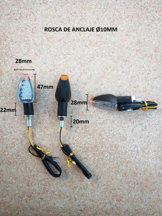 Intermitentes LED Clásicos Tulipa Transparente