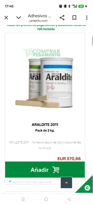 Araldite 2011 Pack 2 kg