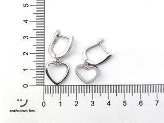 pendientes plata 925mm con piedra con circonita