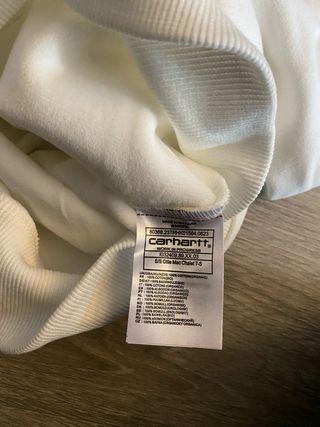Sudadera Carhartt Blanca