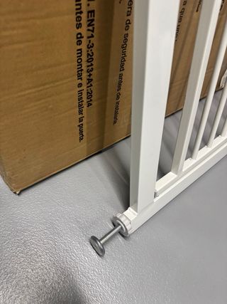 Barrera seguridad bebé extensible sin tornillos