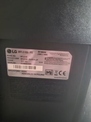 LG 28 Smart TV Practicamente nueva