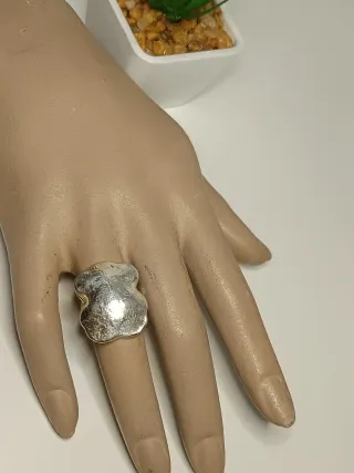 Anillo Plata Ley Osito/ 13,9mm