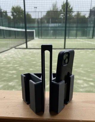 Sujeta móvil para pádel