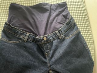 Pantalón vaquero skinny premamá azul