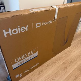 TV Haier UHD 55 Negro Hey Google