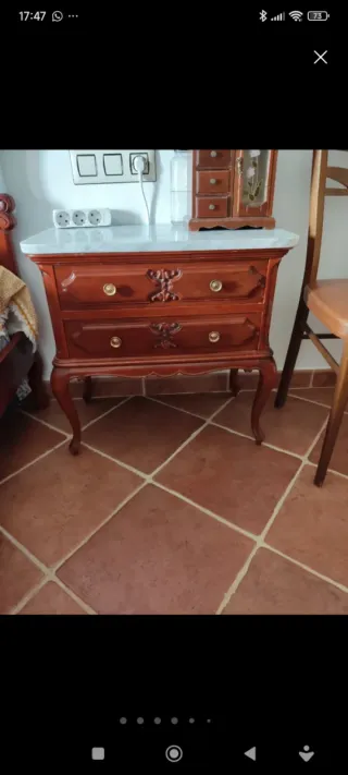 Dormitorio Matrimonio Madera y Mimbre