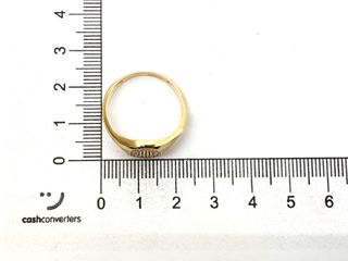 sello oro 18k con piedra con circonita t. 18 (18,47 mm)