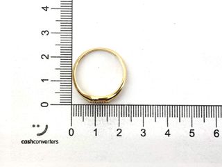 sello oro 18k con piedra con circonita t. 18 (18,47 mm)