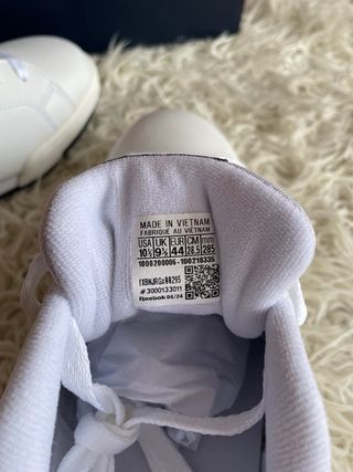 Zapatillas Reebok Classic Hombre Blancas y Azules