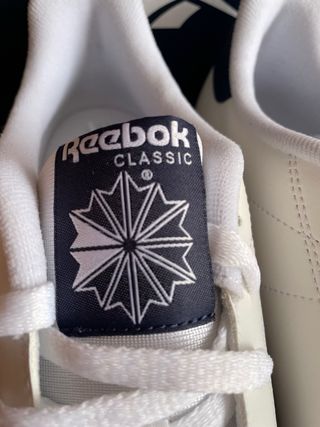 Zapatillas Reebok Classic Hombre Blancas y Azules