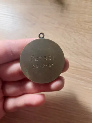 Medaglia vintage torneo di calcio