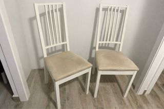 4 Sillas Ikea Borje Beige/Blanco