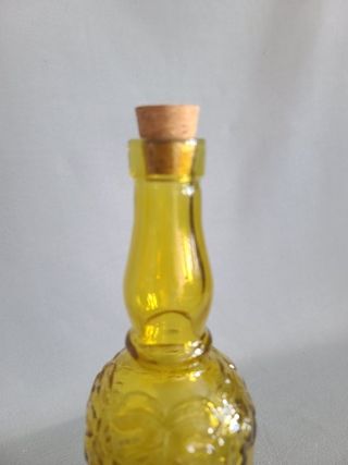 Botella de vidrio ámbar con corcho, modelo MISTELA