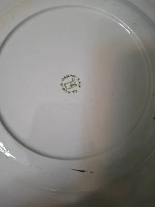 2 PLATOS PORCELANA SAN CLAUDIO