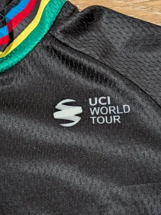 Maillot ciclismo UCI arcoíris negro M