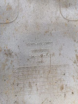 GUARDABARROS HONDA CBR 650 R