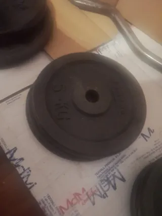 Barra de pesas curva