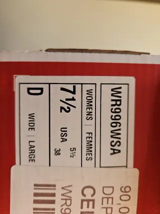 Zapatillas New Balance 996 Mujer Azul celeste