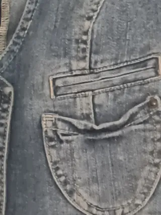 Chaleco Denim Retro Y2k Talla M