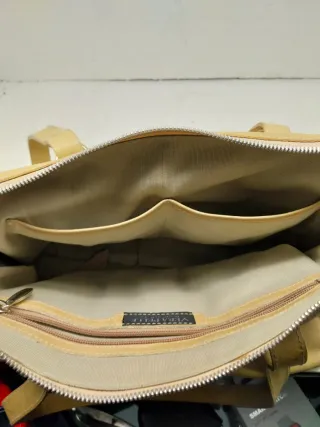 Borsa Vintage Pelle Beige Anni 90