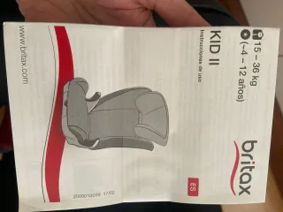 Silla de coche Britax Römer negra