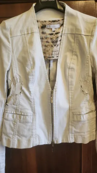 Giacca Roberto Cavalli Denim pelle