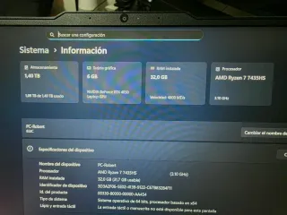 Portátil Gaming Lenovo LOQ 15 Negro/Gris