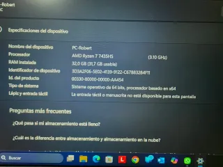 Portátil Gaming Lenovo LOQ 15 Negro/Gris