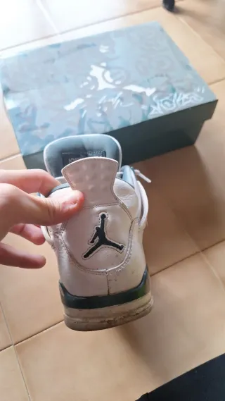 Scarpe Jordan 4 Bianche e Verdi