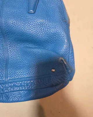 Bolso azul piel DKNY