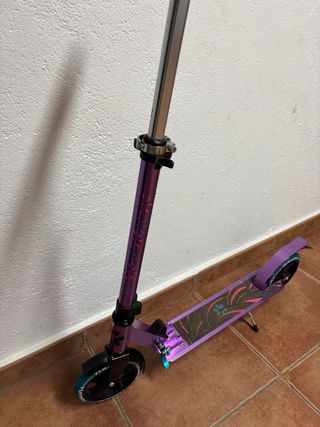 Patinete infantil Tijuana plegable morado