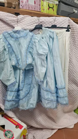 Costume Carnevale Damina 8/10 Anni