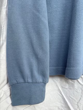 Polo Kappa Manga Larga Azul