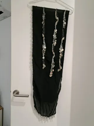 Pareo danza vientre con monedas