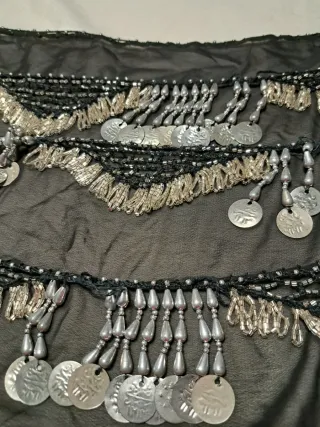 Pareo danza vientre con monedas