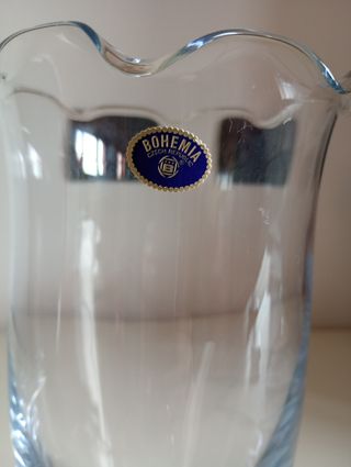 Vaso Cristallo Bohemia Blu