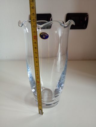 Vaso Cristallo Bohemia Blu
