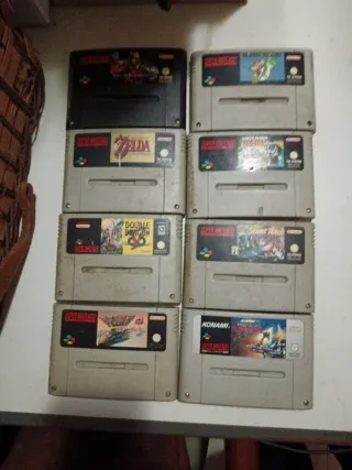 Consola SNES + Juegos + Mando Con televisión