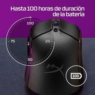 Ratón Hyperx Pulsefire Haste 2 Wireless Negro
