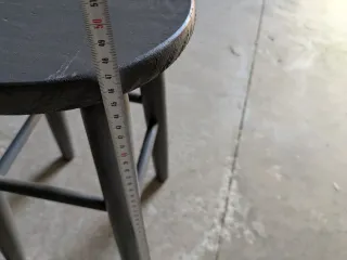 2 Taburetes Madera Gris