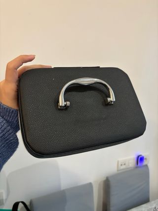 Neceser maquillaje negro y rosa