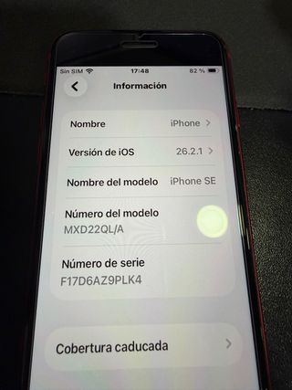 iPhone SE Rojo RED 128Gb