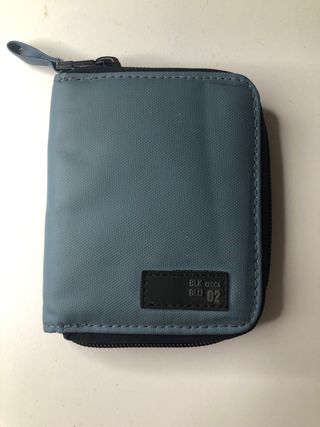 Cartera hombre azul oscura