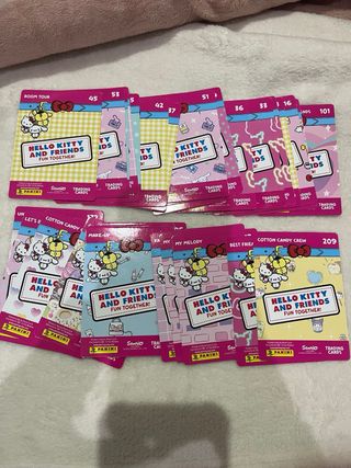Pack 36 Cartas Coleccionables Hello Kitty Album
