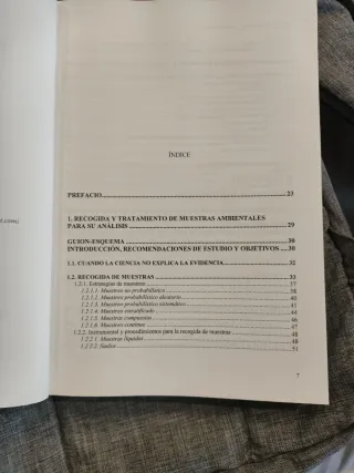 Técnicas fisicoquímicas en medio ambiente