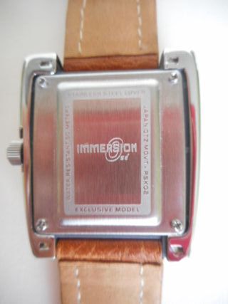 Set 3 Orologi Immersion Quarzo Marrone Arancio