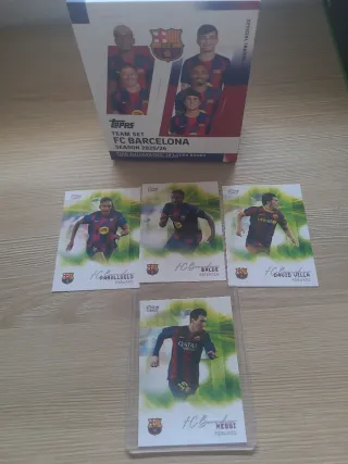 Lote Team set FC Barcelona 2025/26 Messi, villa...