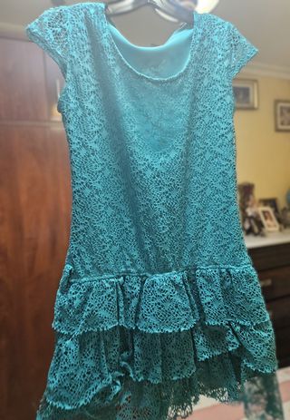 Vestido niña fiesta talla L